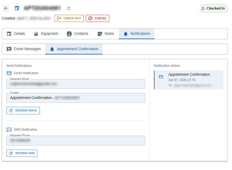 Automated Notifications screenshot